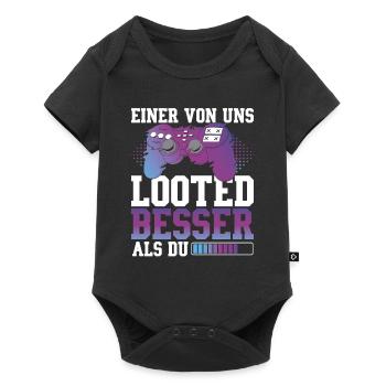 Videogamer Gaming PC Headset Keyboard Gaming - Baby Premium short-sleeve bodysuit - black - Front