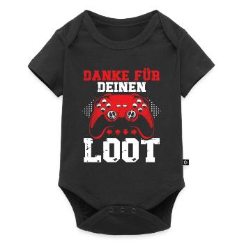 Zocken Gaming Controller PC Gamer Headset Monitor - Baby Premium short-sleeve bodysuit - black - Front