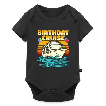 Croisière d’anniversaire à Kreuzfahrt - Body à manches courtes Premium Bébé - noir - Devant