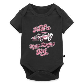 Dragster Drag Race Just A Drag Racing Girl - Baby Premium short-sleeve bodysuit - black - Front