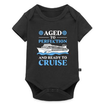 Croisière d’anniversaire à Kreuzfahrt - Body à manches courtes Premium Bébé - noir - Devant