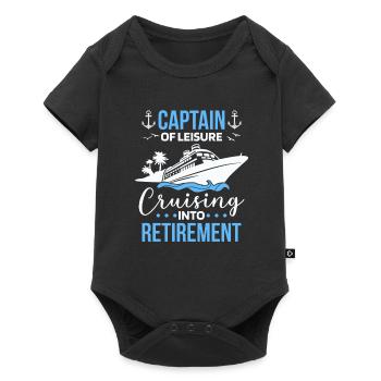 Cruise Retraité Retraite - Body à manches courtes Premium Bébé - noir - Devant