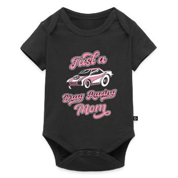 Dragster Drag Race Just A Drag Racing Mom - Baby Premium short-sleeve bodysuit - black - Front