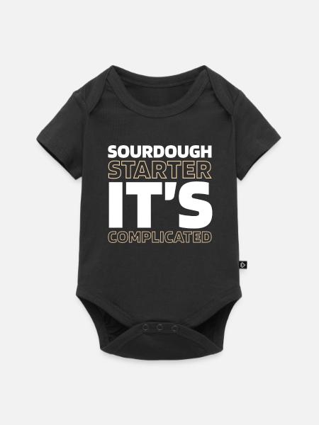 Sauerteig Brot - Baby Premium Kurzarmbody - Schwarz