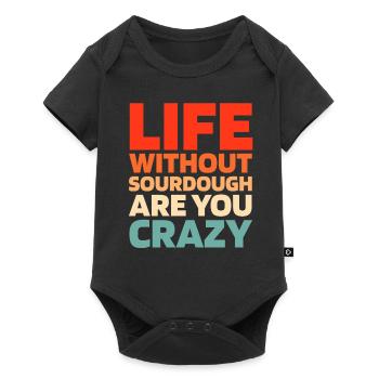 Sauerteig Brot - Baby Premium Kurzarmbody - Schwarz - Vorne