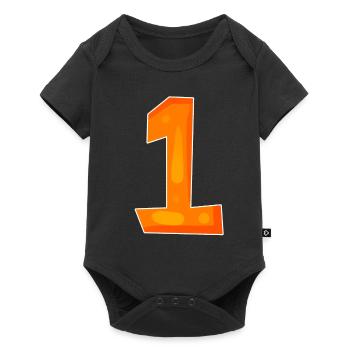 Numéro 1 Numéro Gagnant Premier Gagnant - Body à manches courtes Premium Bébé - noir - Devant