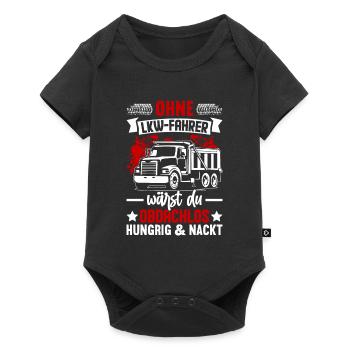 Truck Men's Design Saying Gift - Baby Premium short-sleeve bodysuit - black - Front