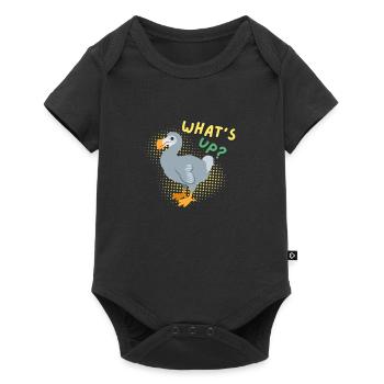 Dodo Whats's up? - Baby Premium short-sleeve bodysuit - black - Front