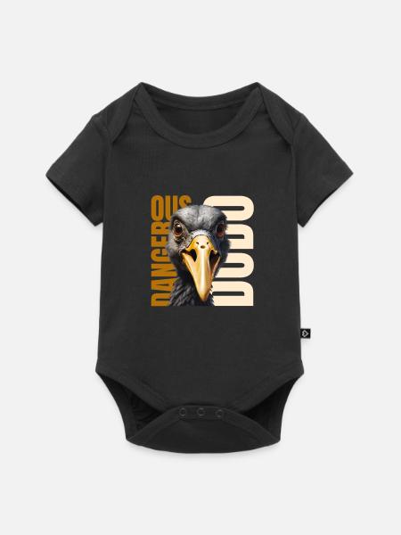 savage Dodo - Baby Premium Kurzarmbody - Schwarz