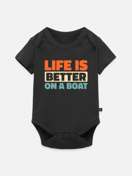 Kreuzfahrt - Baby Premium Kurzarmbody - Schwarz