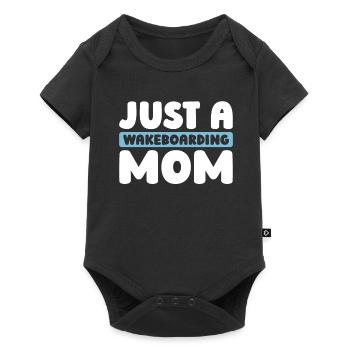 Wakeboard Wakeboarder Juste une maman wakeboard - Body à manches courtes Premium Bébé - noir - Devant