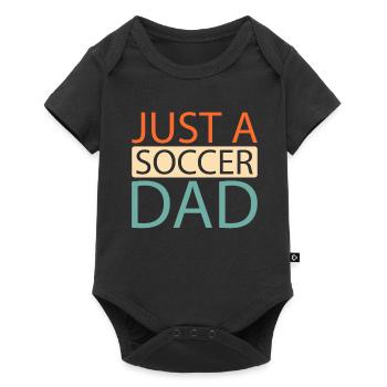 Fußball Fußballer Just A Soccer Dad - Baby Premium short-sleeve bodysuit - black - Front