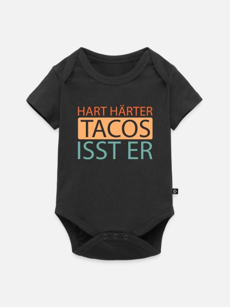 Tacos - Baby Premium Kurzarmbody - Schwarz