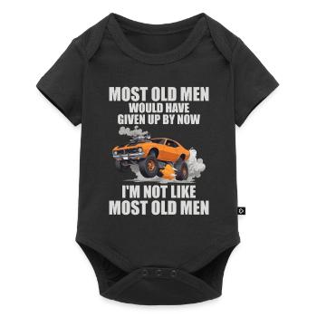 I'm Not Like Most Old Men | Funny Drag Racing - Body à manches courtes Premium Bébé - noir - Devant