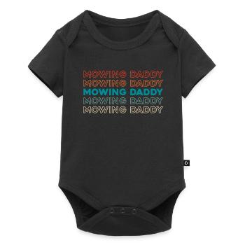 Rasenmäher Mähen - Baby Premium Kurzarmbody - Schwarz - Vorne