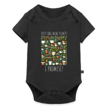 Dicton d’amoureux des plantes - Juste une plante de plus ! - Body à manches courtes Premium Bébé - noir - Devant
