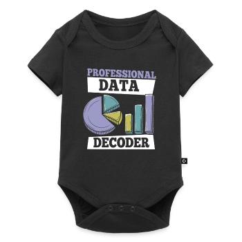 Data Science Data Analyst - Baby Premium Kurzarmbody - Schwarz - Vorne