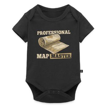 Geography Geographer - Baby Premium short-sleeve bodysuit - black - Front