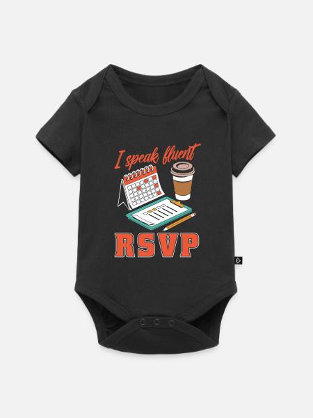 Veranstaltungsplaner - Baby Premium Kurzarmbody - Schwarz
