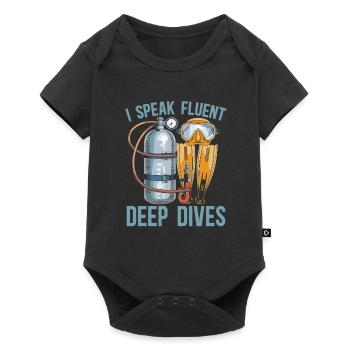 Commercial diver - Baby Premium short-sleeve bodysuit - black - Front