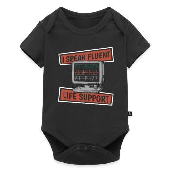 Intensive care nurse - Baby Premium short-sleeve bodysuit - black - Front