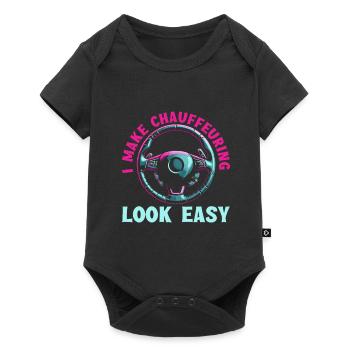 Chauffeur - Body à manches courtes Premium Bébé - noir - Devant