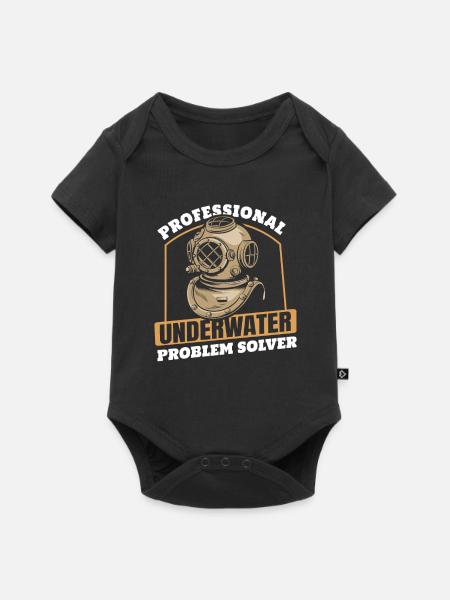 Berufstaucher - Baby Premium Kurzarmbody - Schwarz