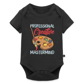 Art Director - Baby Premium Kurzarmbody - Schwarz - Vorne