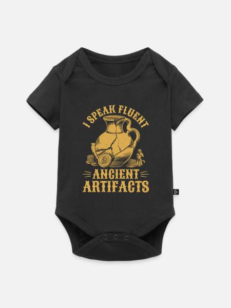 Kurator - Baby Premium Kurzarmbody - Schwarz