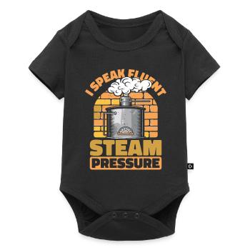 Boiler operators - Baby Premium short-sleeve bodysuit - black - Front