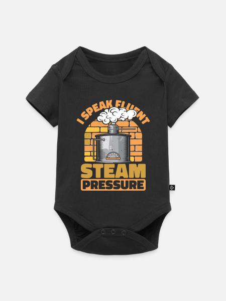 Kesselbetreiber - Baby Premium Kurzarmbody - Schwarz