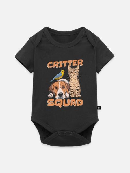 Tierpfleger Kader - Baby Premium Kurzarmbody - Schwarz