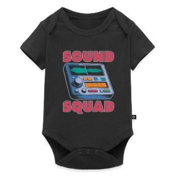 Équipe de l’analyseur audio - Body à manches courtes Premium Bébé - noir - Devant
