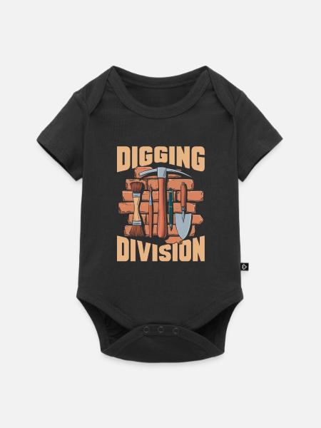 Archäologe Team - Baby Premium Kurzarmbody - Schwarz