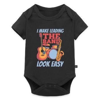 Band Director - Baby Premium short-sleeve bodysuit - black - Front