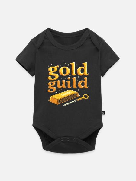 Goldschmied Team - Baby Premium Kurzarmbody - Schwarz