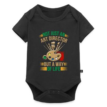 Art Director - Baby Premium Kurzarmbody - Schwarz - Vorne