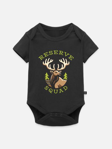 Wildhüter Kader - Baby Premium Kurzarmbody - Schwarz