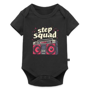 Équipe de chorégraphes - Body à manches courtes Premium Bébé - noir - Devant