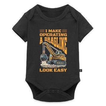 Tow line operators - Baby Premium short-sleeve bodysuit - black - Front