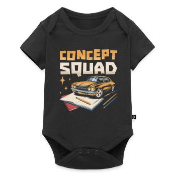 Automotive Designer Squad - Baby Premium short-sleeve bodysuit - black - Front