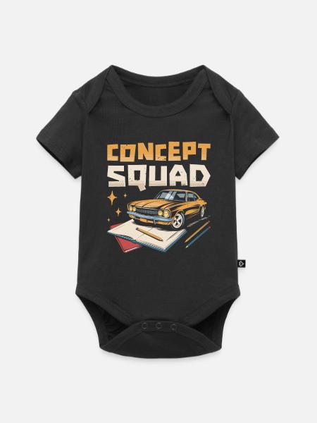 Automobildesigner Kader - Baby Premium Kurzarmbody - Schwarz