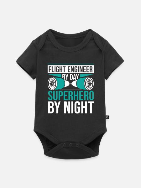 Flugingenieur - Baby Premium Kurzarmbody - Schwarz