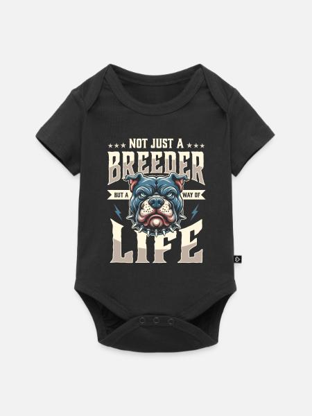 Züchter - Baby Premium Kurzarmbody - Schwarz