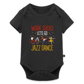 Danse Jazz - Body à manches courtes Premium Bébé - noir - Devant
