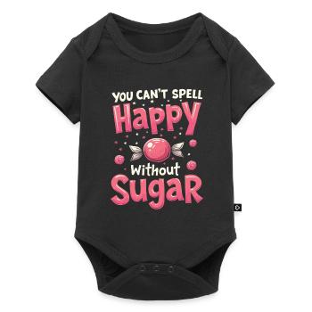Candy production - Baby Premium short-sleeve bodysuit - black - Front