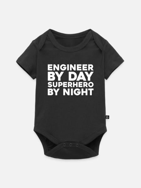 Ingenieur - Baby Premium Kurzarmbody - Schwarz