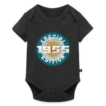 Special Edition 1955 Birthday Gift Vintage - Baby Premium short-sleeve bodysuit - black - Front