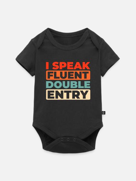 Buchhalter - Baby Premium Kurzarmbody - Schwarz