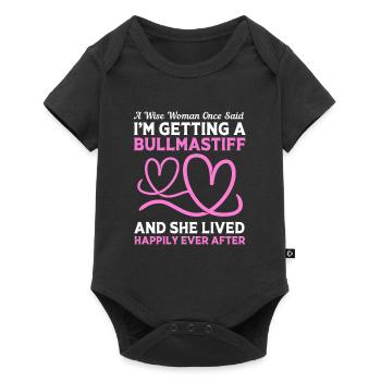 Bullmastiff - Baby Premium short-sleeve bodysuit - black - Front
